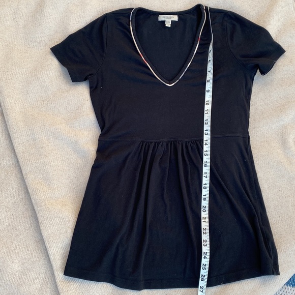 Burberry Black V-Neck Top - Picture 7 of 9